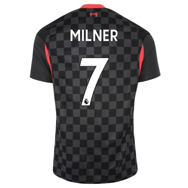 Camiseta Liverpool NO.7 Milner 3ª Kit 2020 2021 Negro